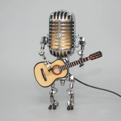 🎁Vintage Microphone Robot Desk Lamp