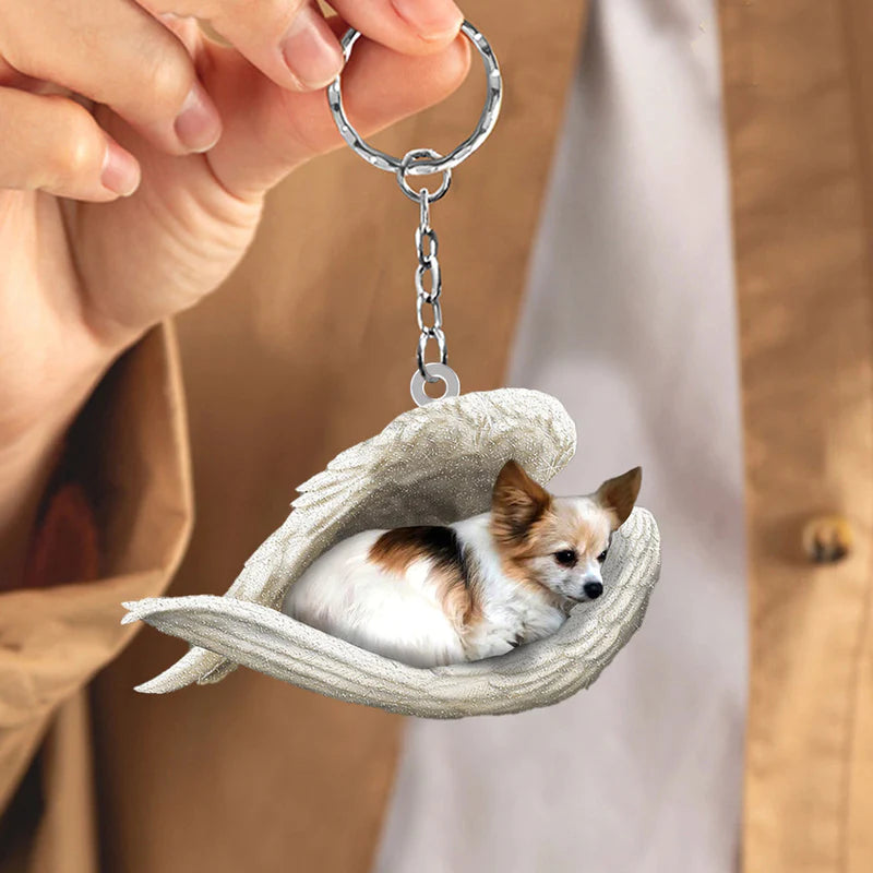 Sleeping Angel Acrylic Keychain Papillon SA111