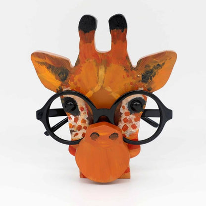 Handmade Glasses Stand Lovely Giraffe