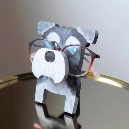 Handmade Glasses Stand Schnauzer