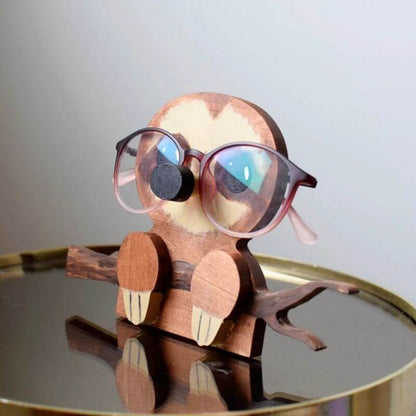 Handmade Glasses Stand Sloth