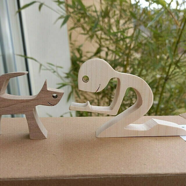 🐕Pet Lover's Carved Wood Sculpture