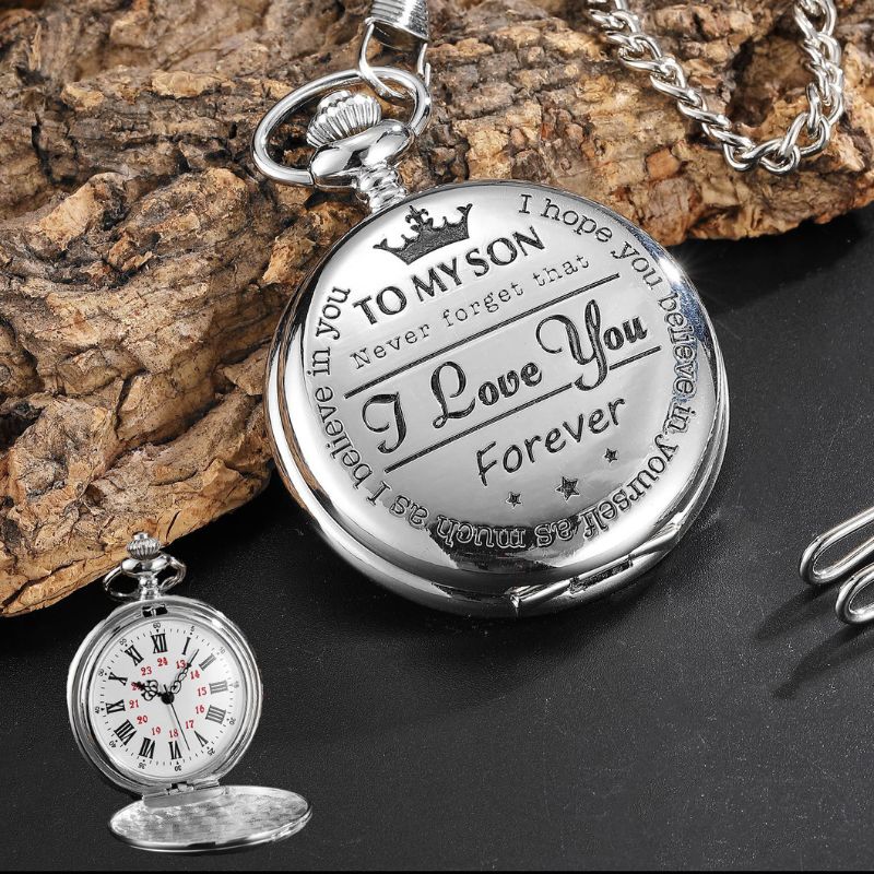 To My Son - Vintage Pendant Pocket Watch