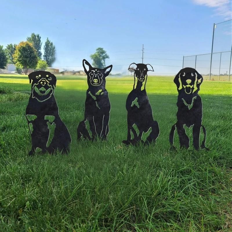 Rottweiler Metal Silhouette