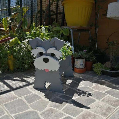 Grey Schnauzer Planter