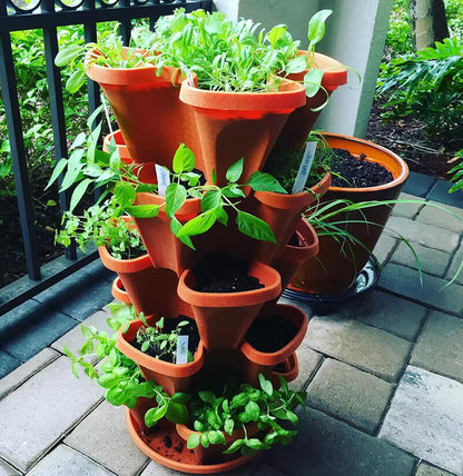 Stand Stacking Planters Strawberry Planting Pots