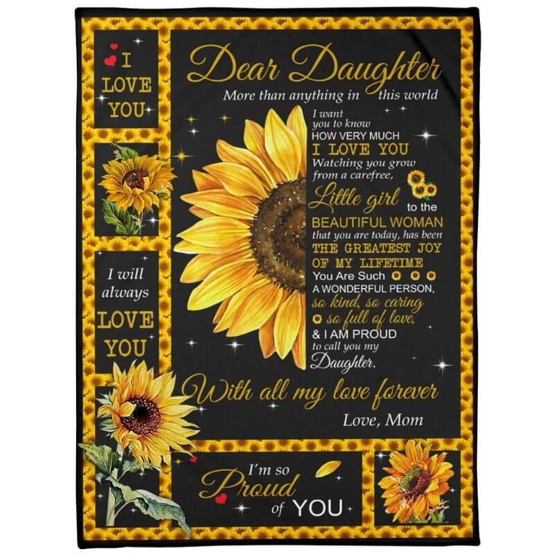 To My Daughter - From Mom - F020 - Premium Blanket