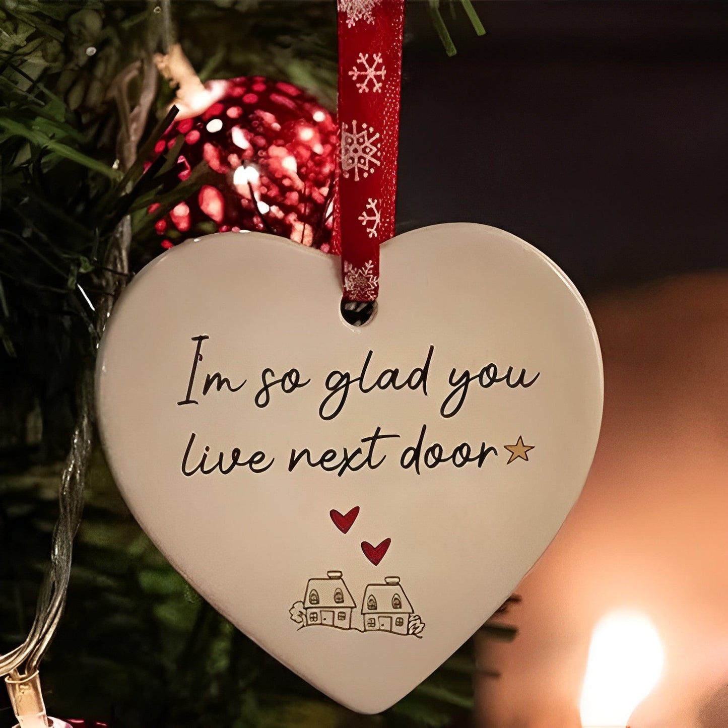 🎄Christmas Heart Hanging Ornament💝