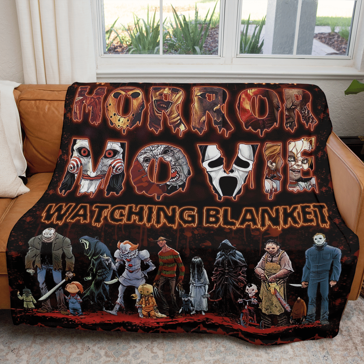 This Is My Horror Movie Watching - Premium Blanket - A231