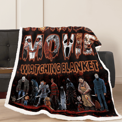 This Is My Horror Movie Watching - Premium Blanket - A231