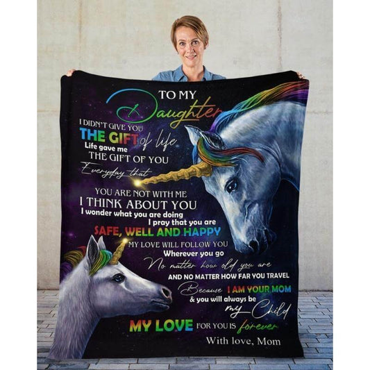 To My Daughter - From Mom - A318 - Premium Blanket