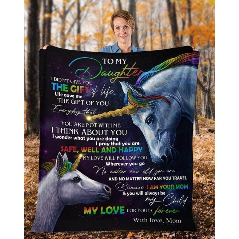 To My Daughter - From Mom - A318 - Premium Blanket