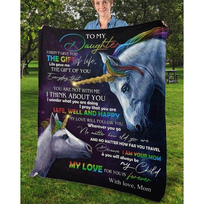 To My Daughter - From Mom - A318 - Premium Blanket