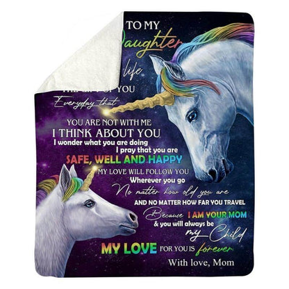 To My Daughter - From Mom - A318 - Premium Blanket