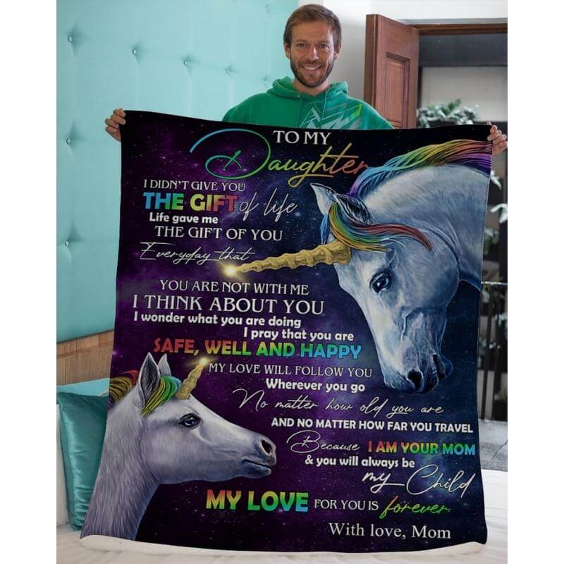 To My Daughter - From Mom - A318 - Premium Blanket