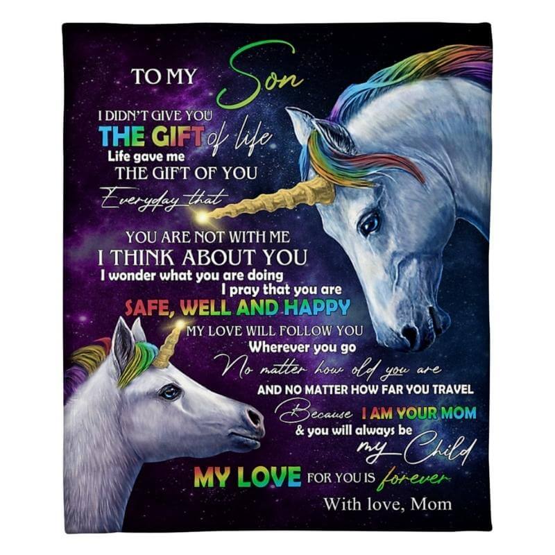 To My Son - From Mom - A318 - Premium Blanket