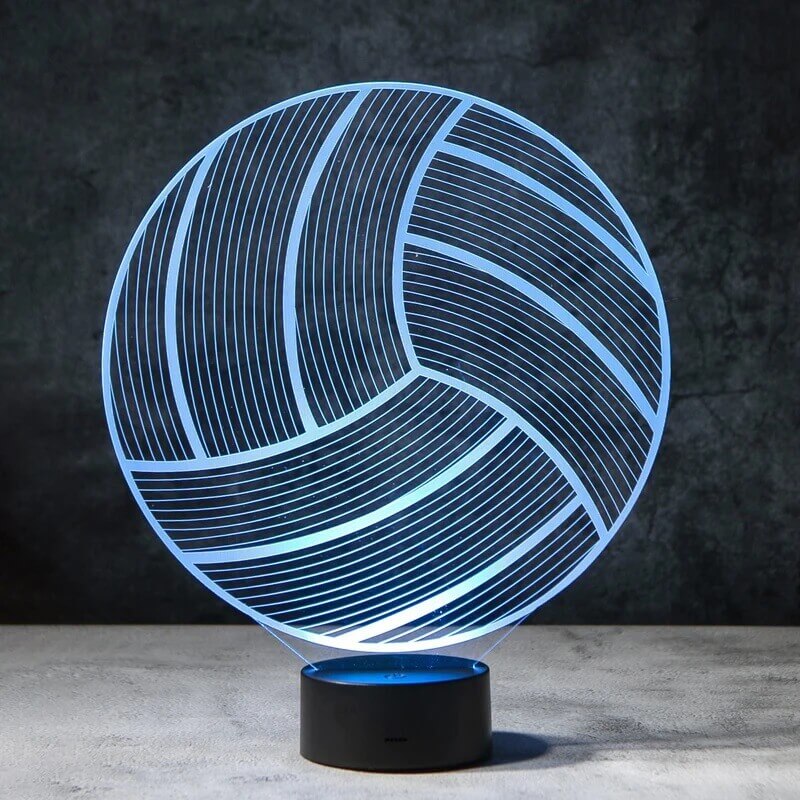 Volleyball 3D Illusion Lamp