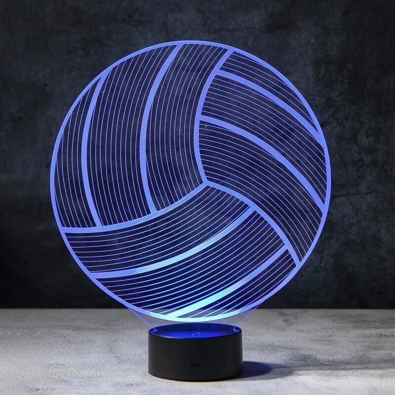 Volleyball 3D Illusion Lamp