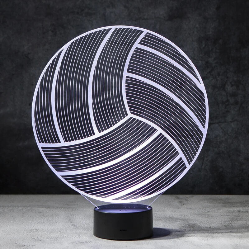 Volleyball 3D Illusion Lamp