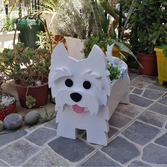 West Highland White Terrier Planter