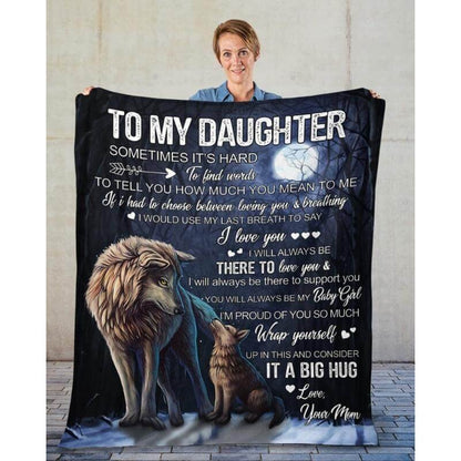 To My Daughter - From Mom - A323 - Premium Blanket