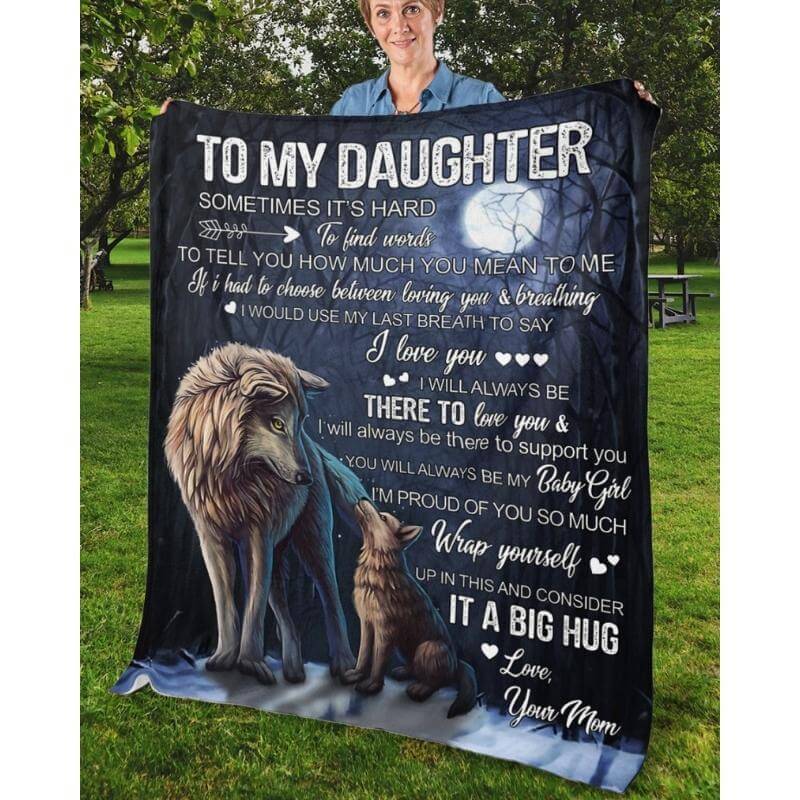 To My Daughter - From Mom - A323 - Premium Blanket