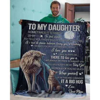 To My Daughter - From Mom - A323 - Premium Blanket