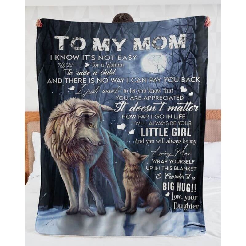 To My Mom - From Daughter  - A371 - Premium Blanket