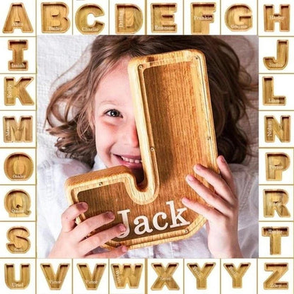 Personalized Wooden Letter Piggy Bank 🔥Buy 2 Free Shipping🔥