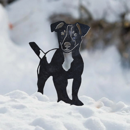 Jack Russell Terrier Metal Silhouette