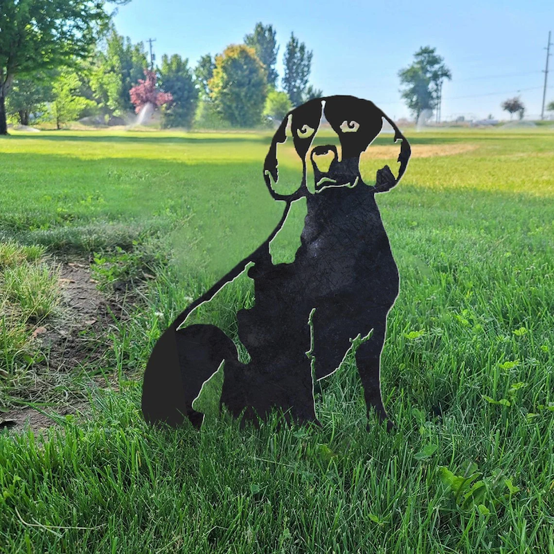 Beagle Metal Silhouette