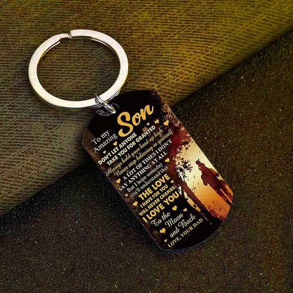 The Love I Have For You Will Never Chage - Multi Colors Personalized Keychain - A886