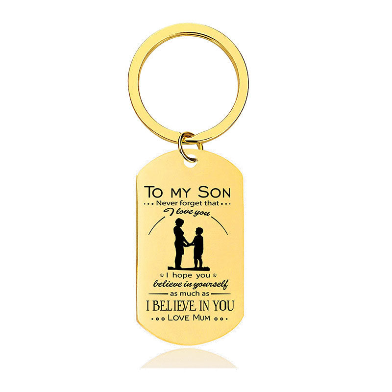 I Hope You Believe In Yourself As Much As I Believe In You - Inspirational Keychain - A903