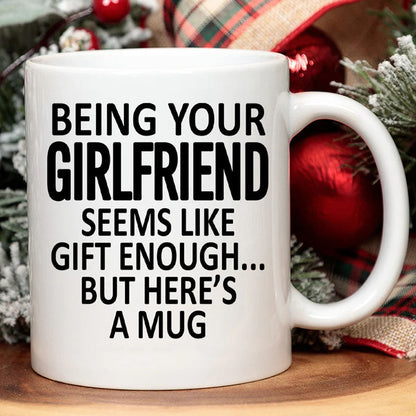 Here's A Mug - Funny Ceramic Coffee Mug